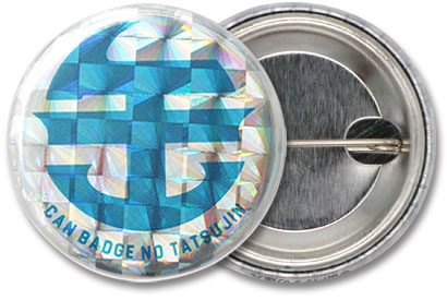 ホログラム缶バッジ（白押さえ無）