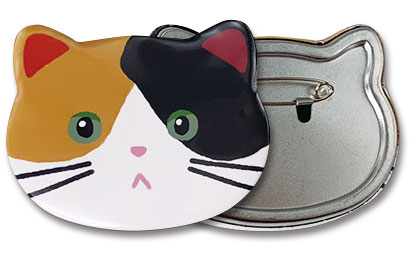動物型缶バッジ