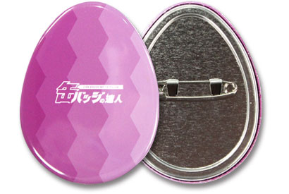 たまご型缶バッジ