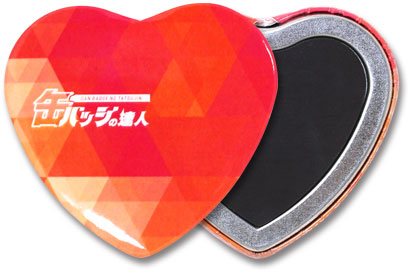 缶マグネットハート