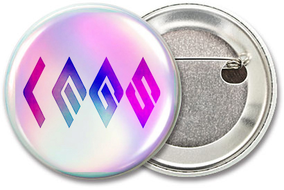 オーロラ缶バッジ（白押さえ無）