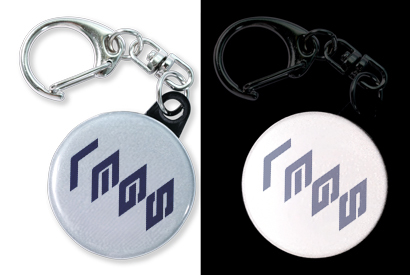 リフレクター缶キーホルダー