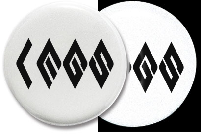 リフレクター缶バッジ