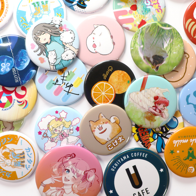 缶バッジ（円形クリア）